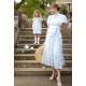 Katherine Johnson Dress Antoinette Stripe with Hint of Mischief Hand Smocking Katherine Johnson Dress Antoinette Stripe with Hint of Mischief Hand Smocking
