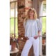 Cleopatra Blouse Maine Stripe with Seaside Hand Smocking Edition 39